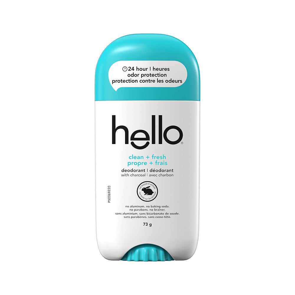 hello Clean + Fresh Aluminum Free Deodorant Stick