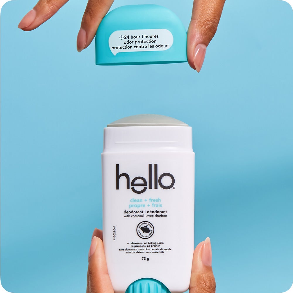 How to use hello Sunny Daze Aluminum Free Deodorant Stick