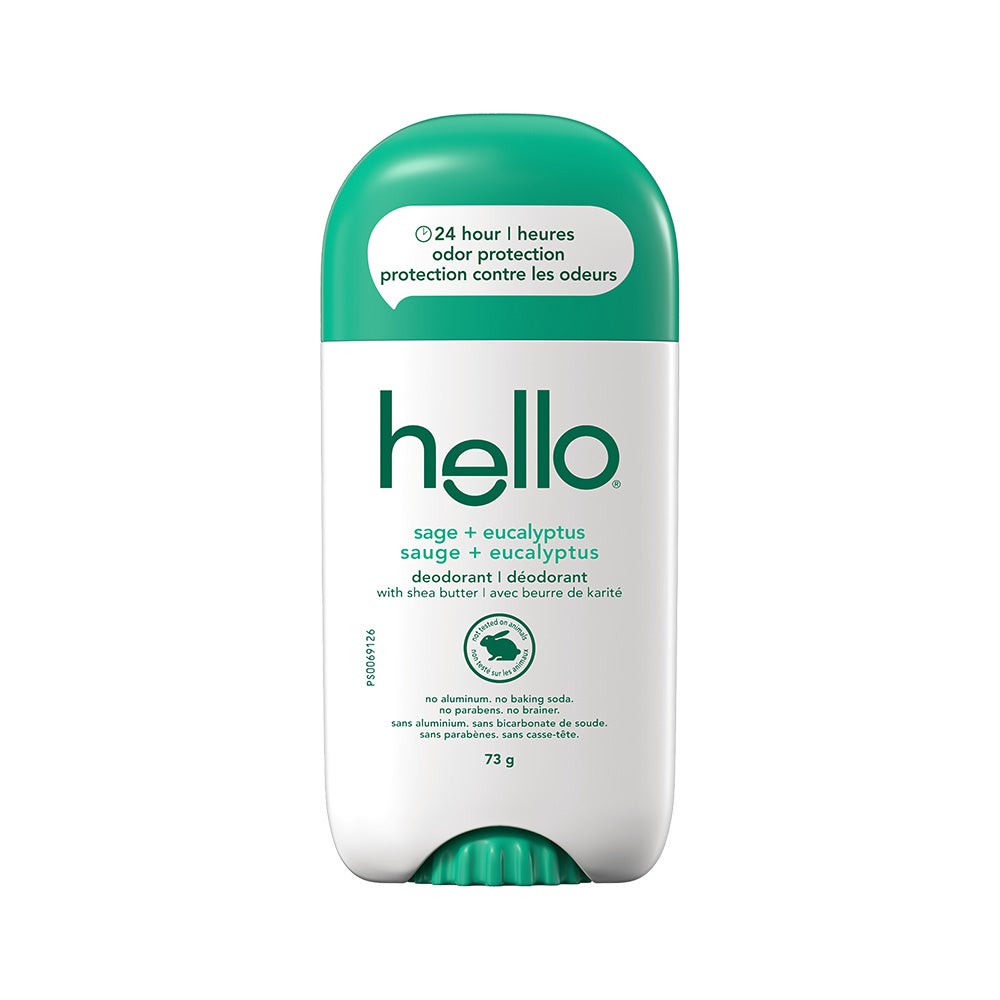 hello Sage + Eucalyptus Aluminum Free Deodorant Stick